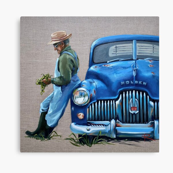 THE WINEMAKER feat. 1948 FX Holden Ute Canvas Print