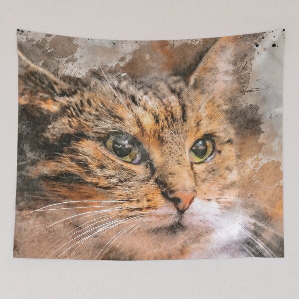 Item preview, Kitty Cat's Sharp Stare designed and sold by YuviMK.