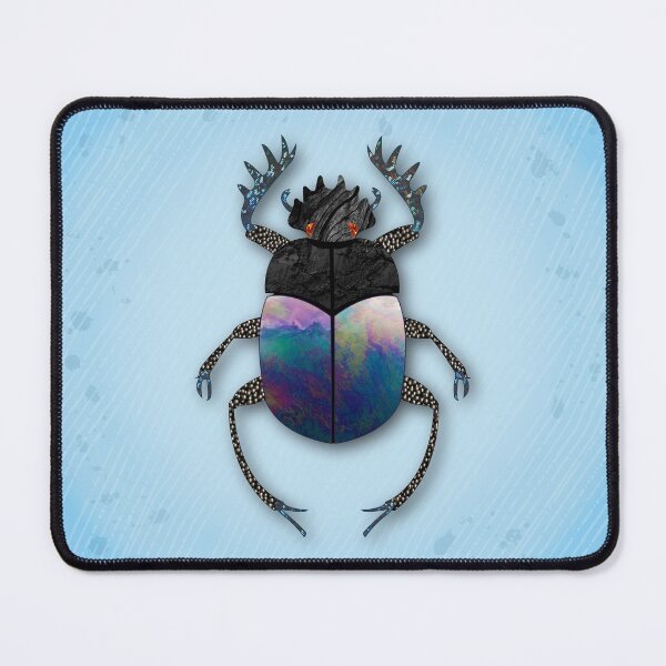 Item preview, Oil Slick Scarab Beetle  designed and sold by TinyGinkgo.