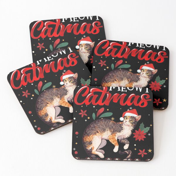 Item preview, Meowy Catmas Japanese Bobtail Cat Christmas designed and sold by Flamingo92.