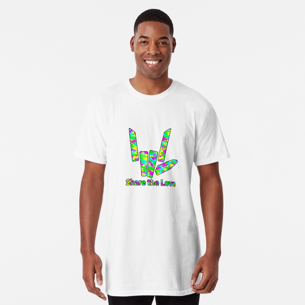 Share the love t shirt outlet uk