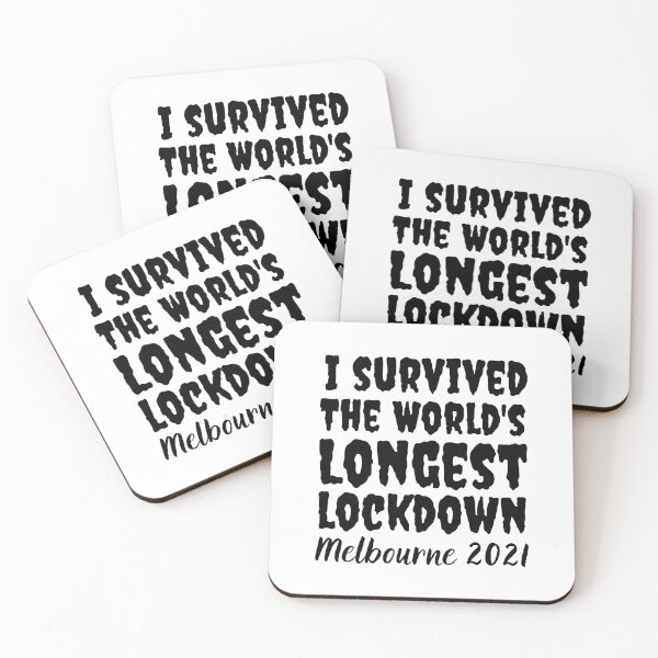Item preview, Melbourne Lockdown 2021 | Melbourne Lockdown Survivor | Longest Lockdown Survivor designed and sold by Presto Prints Design.