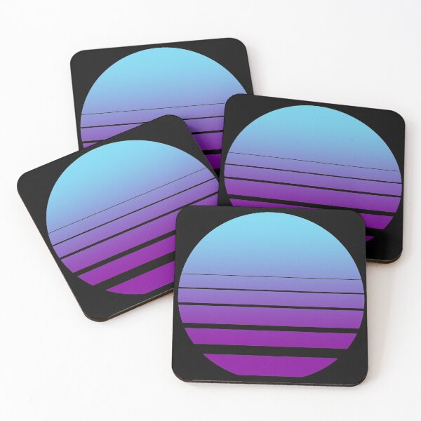 Item preview, Synthwave Sun (Blue & Purple) designed and sold by d.analog.