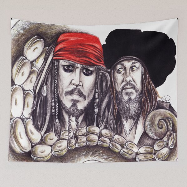 Item preview, Pirates and the Kraken designed and sold by SuiLovett.