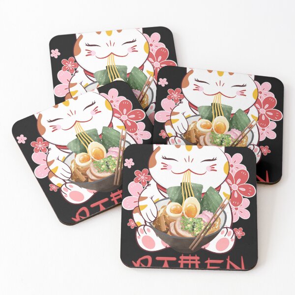 Item preview, Neko Kawaii Cat Ramen Bowl - Anime - Japanese Noodles designed and sold by Flamingo92.