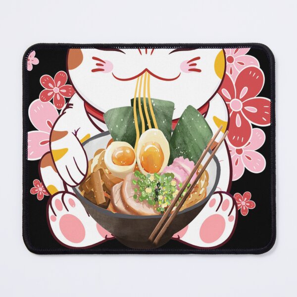 Item preview, Neko Kawaii Cat Ramen Bowl - Anime - Japanese Noodles designed and sold by Flamingo92.