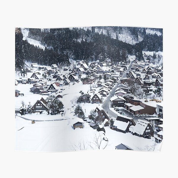 Shirakawa-go - The Main Road (6x5) Poster