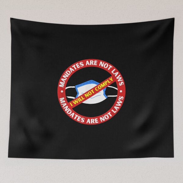 Item preview,  Will Not Comply Anti Mask Mandates Conspiracy Theory designed and sold by irmansw.