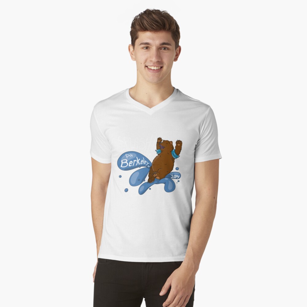 Item preview, V-Neck T-Shirt designed and sold by SplashBerkeley.