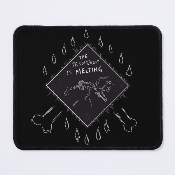 Item preview, "The Permafrost Is Melting" Punk Caribou Bones Patch designed and sold by Boreal-Witch.