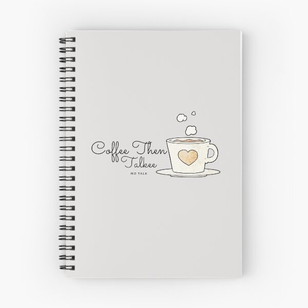 Item preview, Coffee Then Talkee No Talk designed and sold by NanaNoei Creation.
