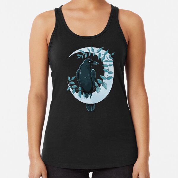 Raven Moon Magic Racerback Tank Top
