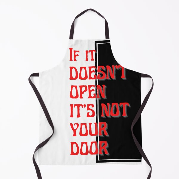 Item preview, If does not open it is not your door Black door designed and sold by BeatyinChaos.