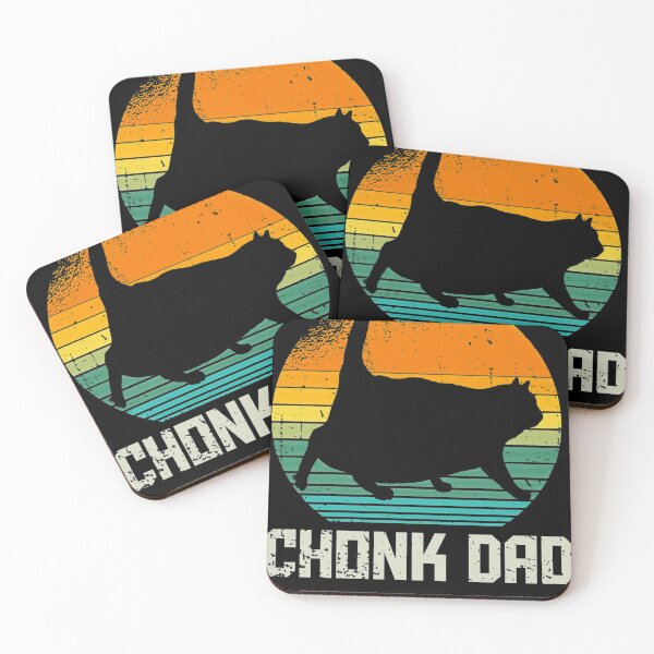Item preview, Retro Vintage Style Funny Fat Daddy Cat Meme Chonk Cat Dad designed and sold by Flamingo92.