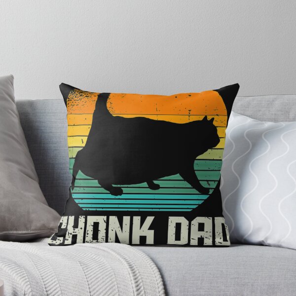 Item preview, Retro Vintage Style Funny Fat Daddy Cat Meme Chonk Cat Dad designed and sold by Flamingo92.