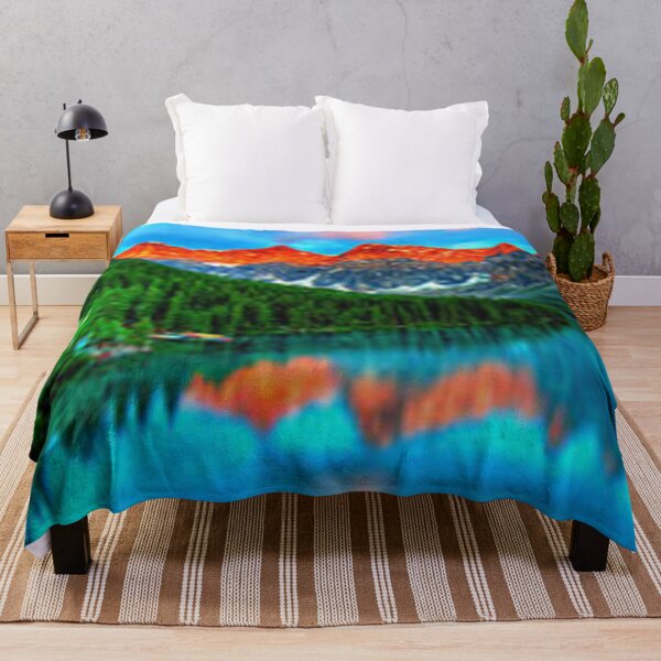 Item preview, Picturesque Mountain Lake Scenery Print On Gifts, Art, Home Decor and Apparel.: designed and sold by lduke47.