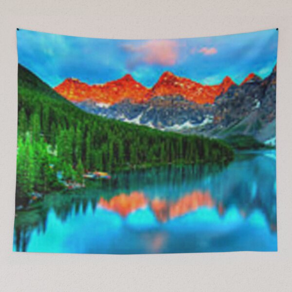 Item preview, Picturesque Mountain Lake Scenery Print On Gifts, Art, Home Decor and Apparel.:  designed and sold by lduke47.