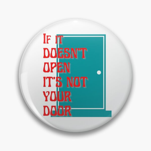 Item preview, If does not open it is not your door Blue door designed and sold by BeatyinChaos.