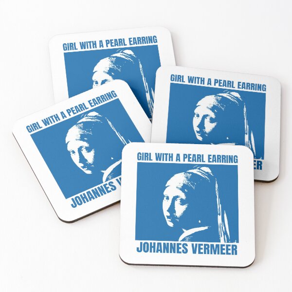 Item preview, Girl with a Pearl Earring, Johannes Vermeer, Blue designed and sold by anghelapparel.