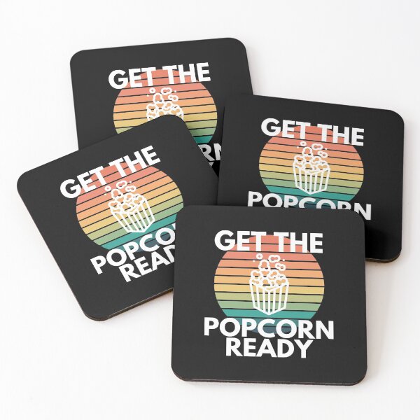 Item preview, Get The Popcorn Ready Movies TV Entertainment designed and sold by EllConApparel.