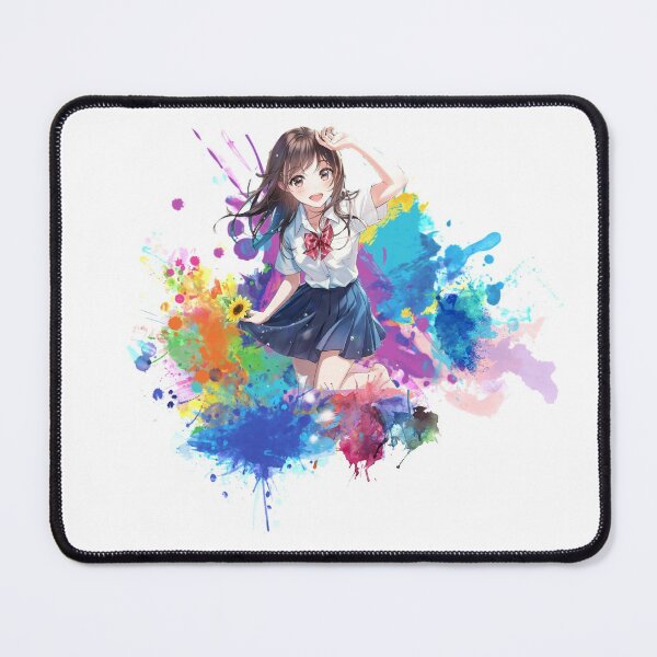 Item preview, Anime girl with splash color (4) designed and sold by yudha2733.