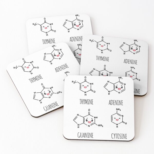 Item preview, Adenin, Cytosin, Guanine, Thymin - Nucleine Bases designed and sold by Shirtey.