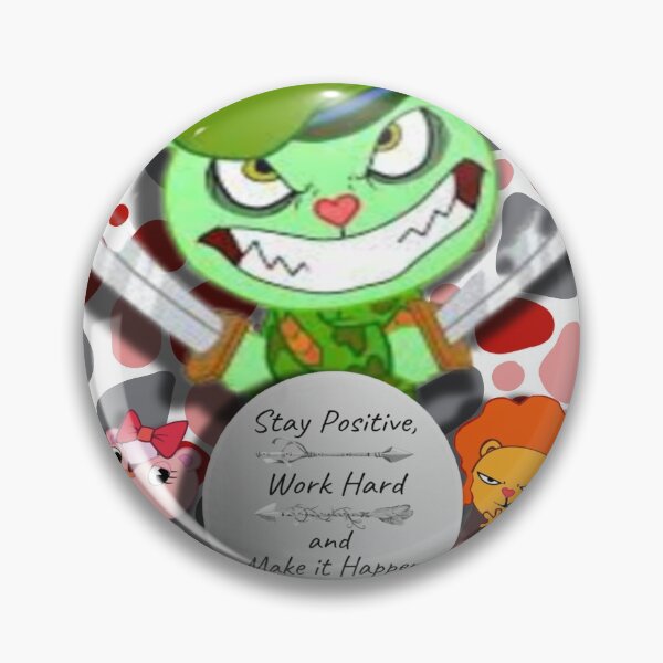 Item preview, Colourful and unique design of Flippy Giggles Cuddles The Disco bear and Toothy fitting for Happy Tree Friends fans designed and sold by ElPatron258366.