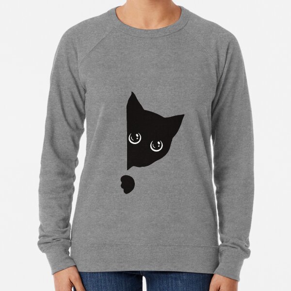 peeking cat sweater