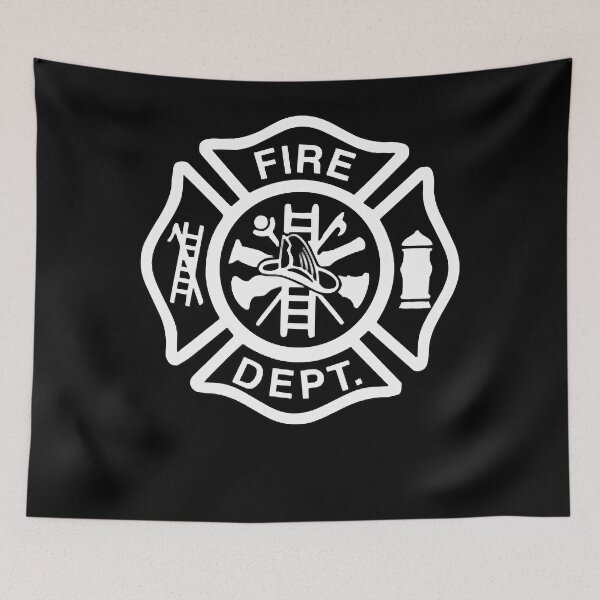 Item preview, Fire Department Logo Uniform Fireman Symbol Firefighter Gear designed and sold by SpivakAddilyne.