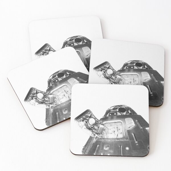 Item preview, Space capsule nasa black and white, space exploration designed and sold by Mauswohn.