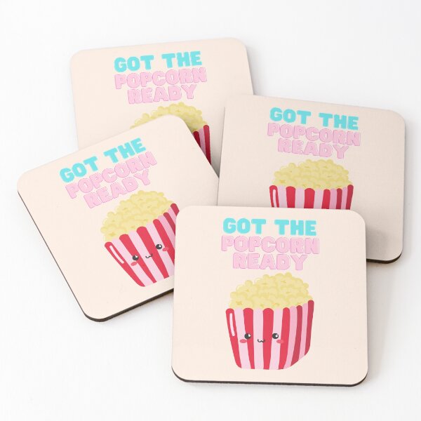 Item preview, Got the Popcorn Ready Stickers designed and sold by Paper Hearteu.