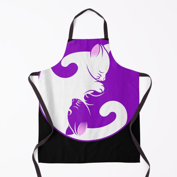 Item preview, Yin & Yang Cats Cute Meditation Cat Yoga designed and sold by Flamingo92.