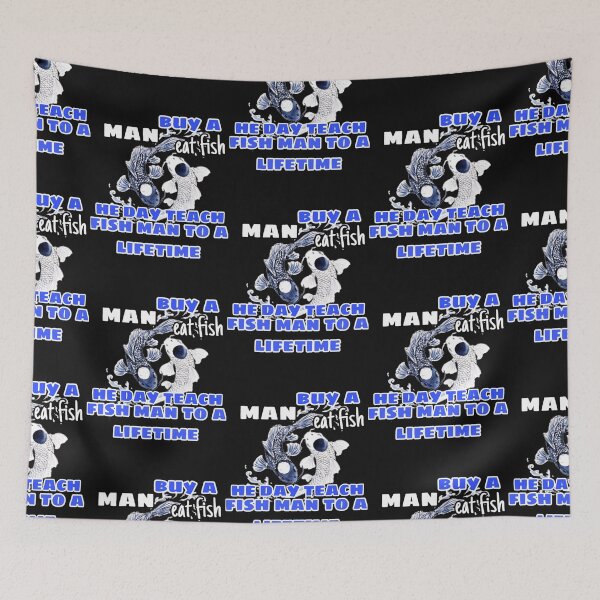 Item preview, Buy a man eat fish designed and sold by KatrinBrinkmann.
