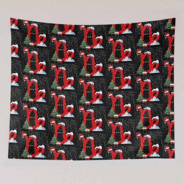 Item preview, Christmas Themed Capricorn Zodiac Sign Astrology designed and sold by EndlessDoodles.
