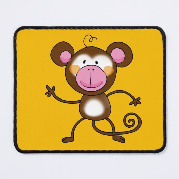 Item preview, Funny cheeky monkey cartoon designed and sold by CuteCartoon.