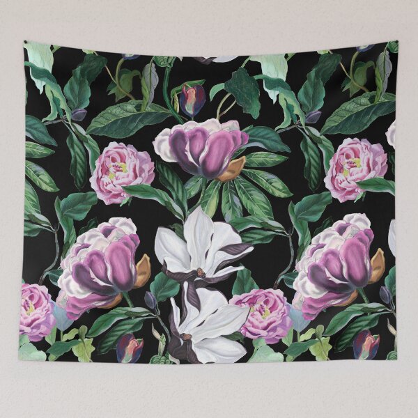 Item preview, Purple Magnolia Watercolor Flowers designed and sold by junkydotcom.