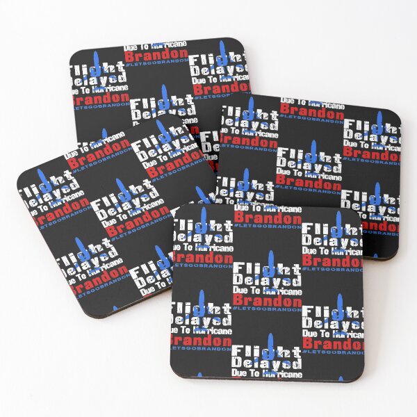 Item preview, Flight Delayed Due To Hurricane Brandon Let's Go Brandon designed and sold by KatrinBrinkmann.