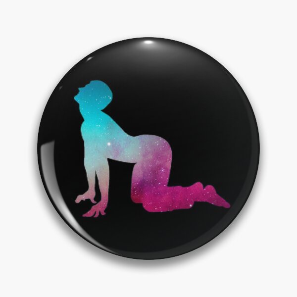 Item preview, Marjariasana Yoga Pose Galaxy Space Spiritual Zen Meditation designed and sold by Merchking1.