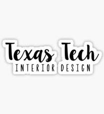 Texas Tech-Interior Design without Arrow Sticker