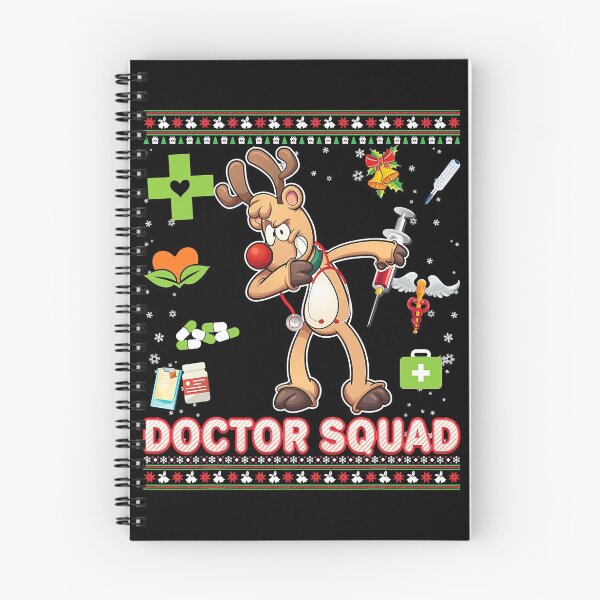 Item preview, Doctor Squad Crew Team Reindeer Stethoscope Ugly  designed and sold by SpivakAddilyne.