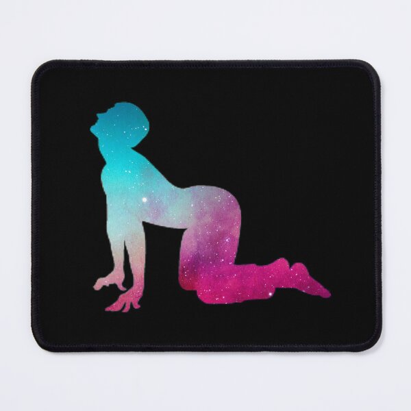 Item preview, Marjariasana Yoga Pose Galaxy Space Spiritual Zen Meditation designed and sold by Merchking1.