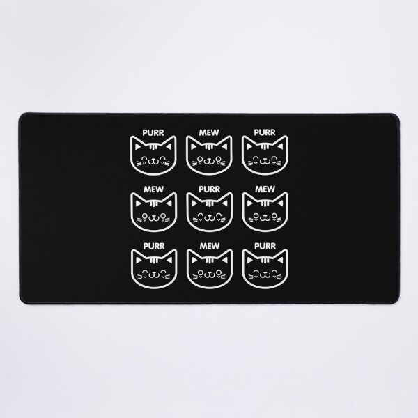 Item preview, Black And White Cats - Purr Mew Purr designed and sold by KittyCotton.