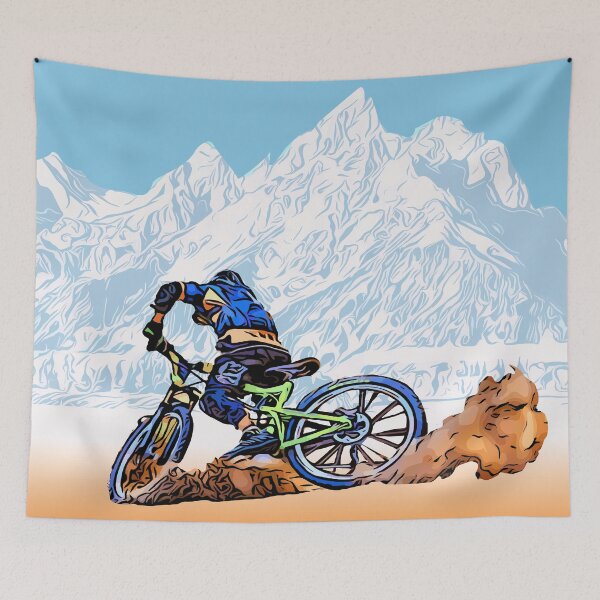 Item preview, Mountain Biker in ghe Mountains VRS2 designed and sold by vivendulies.
