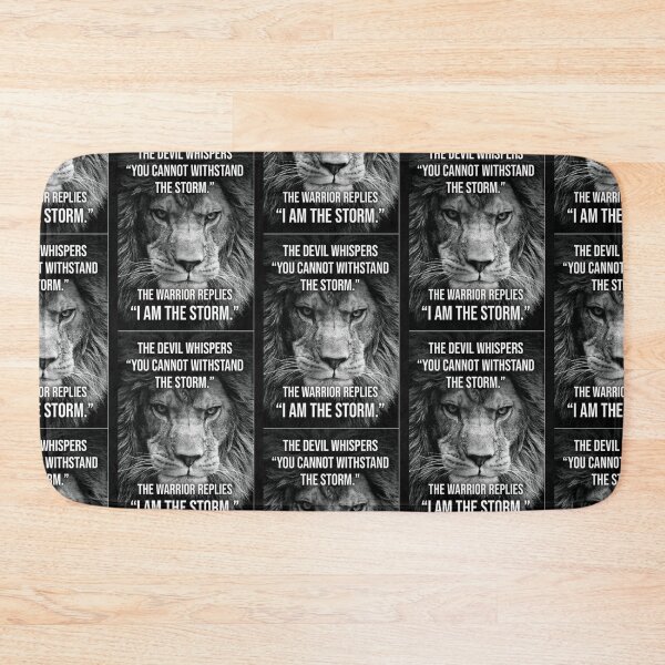 Item preview, I AM The Storm, Lion, Warrior Poster designed and sold by KatrinBrinkmann.