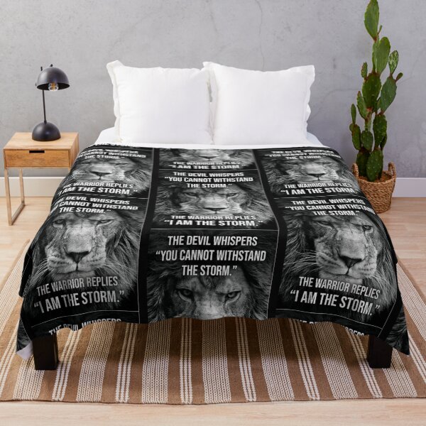 Item preview, I AM The Storm, Lion, Warrior Poster designed and sold by KatrinBrinkmann.