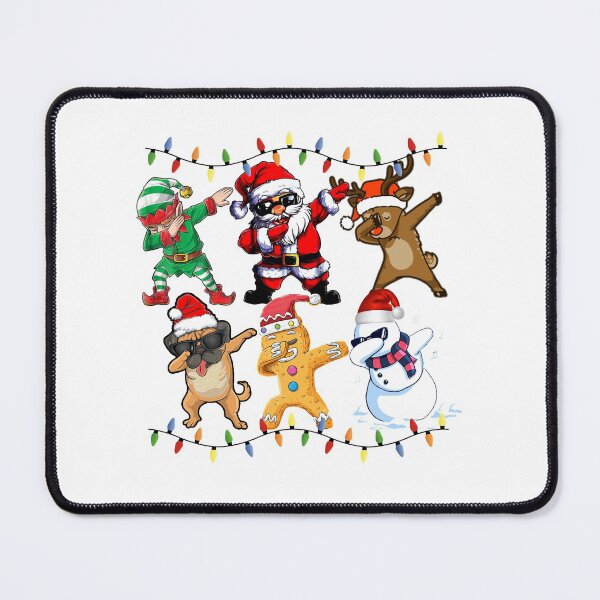 Item preview, Dabbing Dab Elf Santa Reindeer Gingerbread Snowman Christmas Holiday Season designed and sold by OnPurposeMarket.