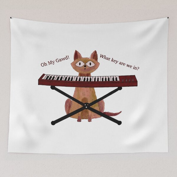 Artikelvorschau, Groovin’ Keyboard Kitty entworfen und verkauft von Lilmonsto.