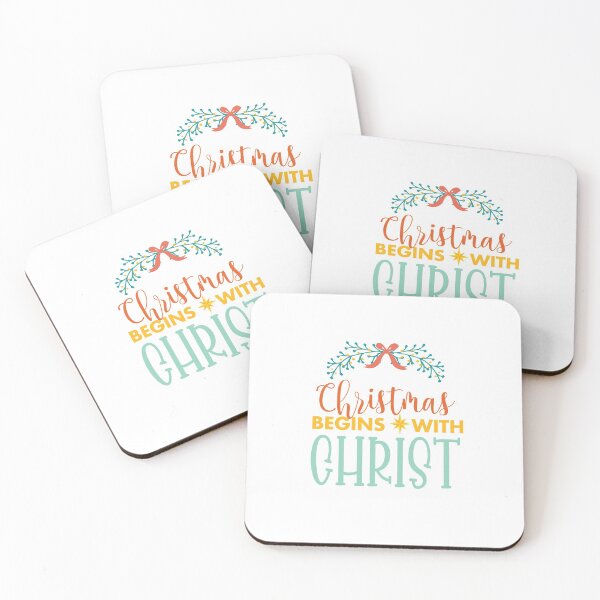 Item preview, Christmas begins with Christ designed and sold by garmentoffaith.