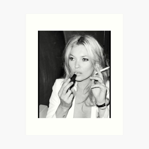 Copy of Kate Moss - Johannes Vermeer Graphic Art Print