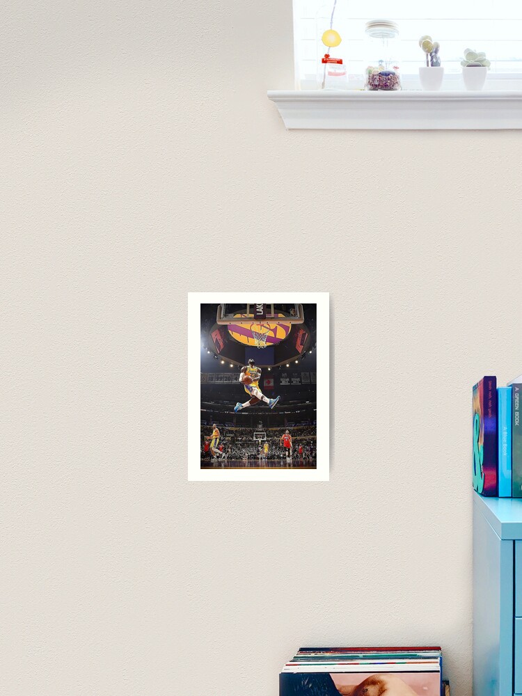 James Lebron Dunk  Poster for Sale by lorenjack